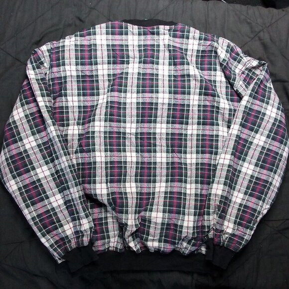 Vintage AM Player Plaid Golf Pullover Windbreaker Jacket - Picture 5 of 5